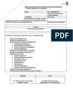 Reporte de Actividades Enfermeria Uneme Ec