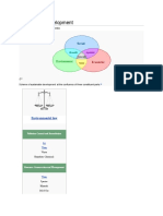 Sustainable Development: Environmental Law