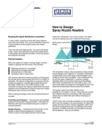 How To Design Spray Nozzle Headers