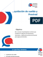 Liquidación de Sueldo y Previred 20-10-2021