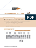 The Companies Act, 2013: Learning Outcomes