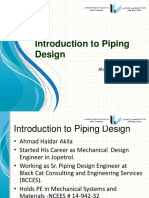 Introduction To Piping Design Course