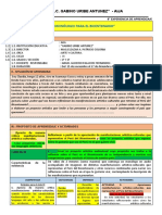 9° Experiencia de Aprendizaje 1° Grado