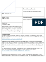 Lab Safety Lesson Plan Stem 434