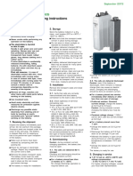 SRX Ni-Cd Batteries: Installation and Operating Instructions