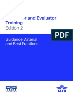 Guidance Material and Best Practices For Instructor and Evaluator Training