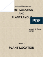 Plant Location and Plant Design