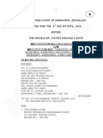 In The High Court of Karnataka, Bengaluru Dated This The 5 Day of April, 2022 Before The Hon'Ble Mr. Justice Krishna S.Dixit