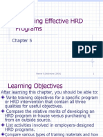 Designing Effective HRD Programs: Werner & Desimone (2006) 1