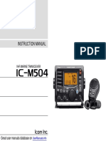 Instruction Manual: VHF Marine Transceiver