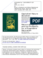 Val Plumwood - Nature As Agency and The Prospects For A Progressive Naturalism