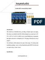 KS0212 Keyestudio RPI 4-Channel Relay Shield