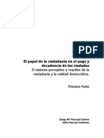 El Papel de La Ciudadanía en El Auge y Decadencia de Las Ciudades - Josep M Pascual Esteve