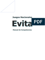 Manual de Competencias Juegos Nacionales Evita 2022 