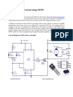 DC Motor Control Circuit Using NE555 and Direction Control