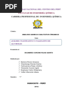 Analisis Cuantitativo y Cualitativo de Alcoholes