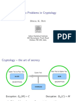 Some Problems in Cryptology: Bimal K. Roy