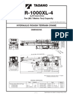 GR-1000XL-4: Hydraulic Rough Terrain Crane