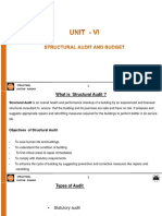 Mrs Unit 6 STR Audit and Budget