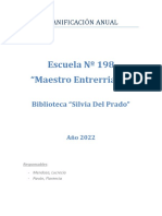 Planificacion Biblio 2022