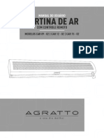 Cortina de Ar C Controle Remoto Agratto 90cm 220v Monofasico Car09 02 2253 Manual