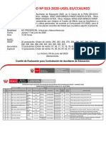 9 Junio Comunicado 013 2020 Adjudicación Auxiliares