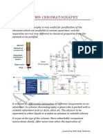 Column Chromatography: Prepared by Arbin Singh Thokchom