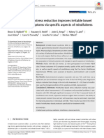 Mindfulness-Based Stress Reduction Improves Irritable Bowel Syndrome (IBS) Symptoms Via Specific Aspects of Mindfulness