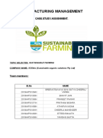 Manufacturing Management: Case Study Assignment