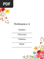 Agenda Básica Mujer Diseño Propio - PDF 367 Paginas