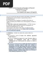 Andhra Pradesh Protection of Depositors of Financial Establishments Rules, 1999. and Rules