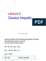 Lecture 3 Clausius Inequality