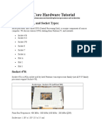 A+ Core Hardware Tutorial: Micro Processors, and Socket Types