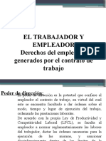 El Trabajador y Empleador (Diapositivas)