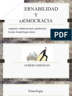 Gobernabilidad y Democracia