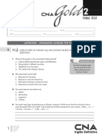 Gold 2 - Final Test - Student's