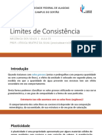 Aula 03 - Limites de Consistência, Classificação