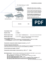 0 1 Reinforced Concrete Slab Design EC2