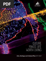 Culture Makes Life Worth Living: Arts, Heritage and Cultural Plan 2017-2027