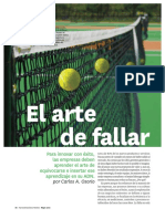 2010 HBR El Arte de Fallar