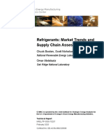 Refrigerants: Market Trends and Supply Chain Assessment: Chuck Booten, Scott Nicholson, Margaret Mann Omar Abdelaziz