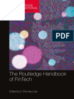 K. Thomas Liaw - The Routledge Handbook of Fintech-Routledge (2021)