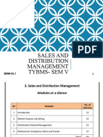 Sales and Distribution Management Tybms-Sem V: SDM-Ch.1 1