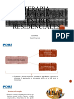 Terapia Ocupacional en Centros Residenciales