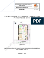 Memoria de Calculo Hidrosanitario Centro Comercial El Caraño Local 101