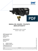 Manual Del Usuario Del Polipasto SWF