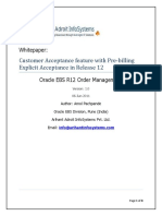 ArihantAdroitInfoSystems R12 Customer Acceptance Pre-Billing Explicit Feature V0.0a