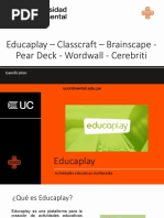 Educaplay - Classcraft - Brainscape - Pear Deck - Wordwall - Cerebriti