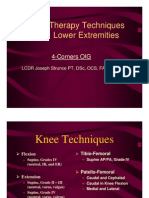 Manual Therapy Techniques For The Knee