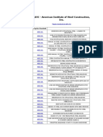 AISC - American Institute of Steel Construction, Inc.: Popular Standards